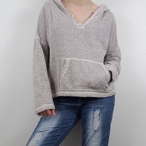 American Eagle distressed rasta hoodie